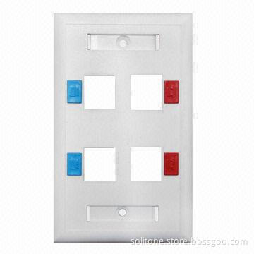 Four Holes Faceplate in 120 Type